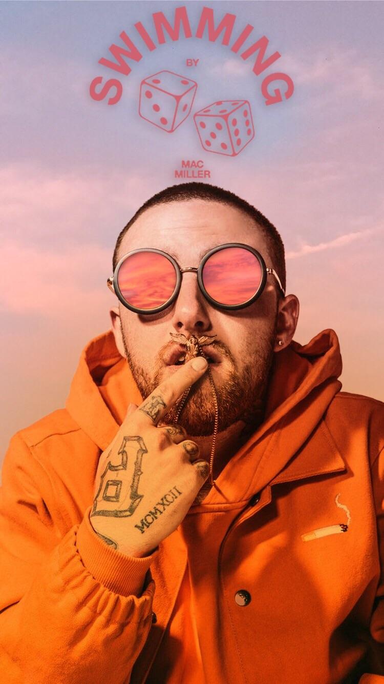 16 x 16 swimming mac miller poster