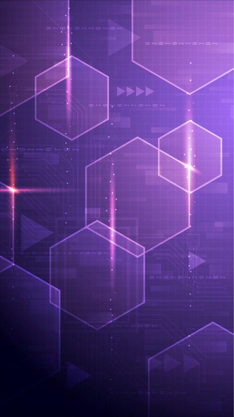 Abstract technology wallpaper for your iPhone XS Max