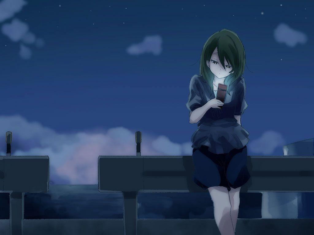 Lonely Anime Girl Wallpaper Free Lonely Anime Girl