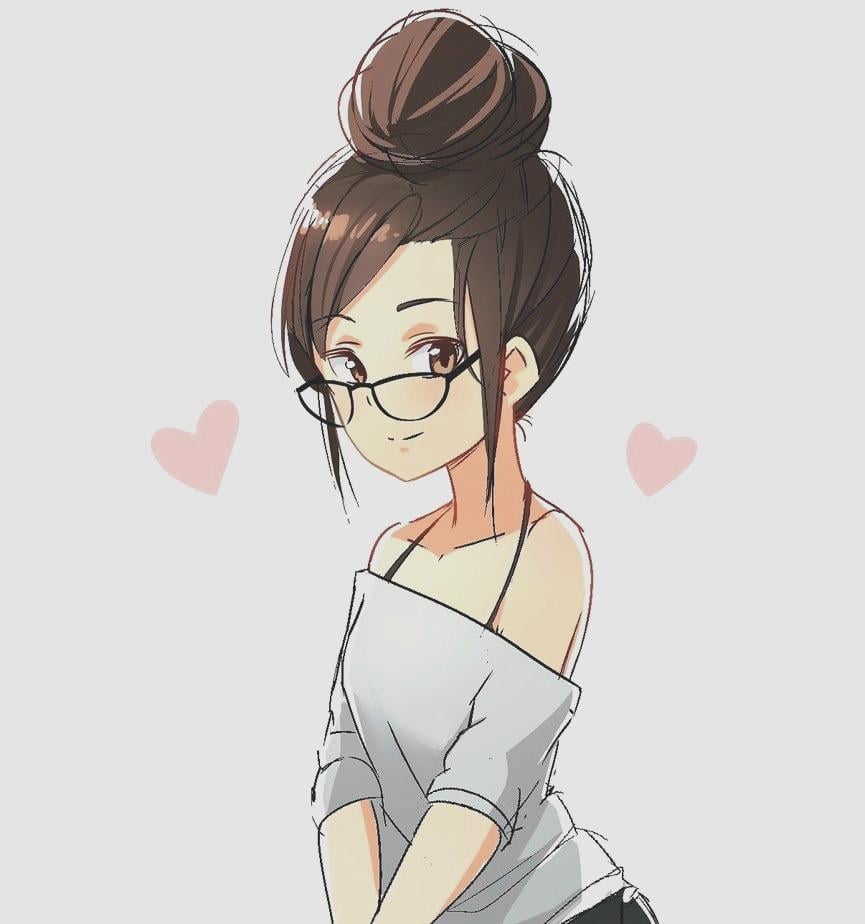 Anime Hair Bun Drawing