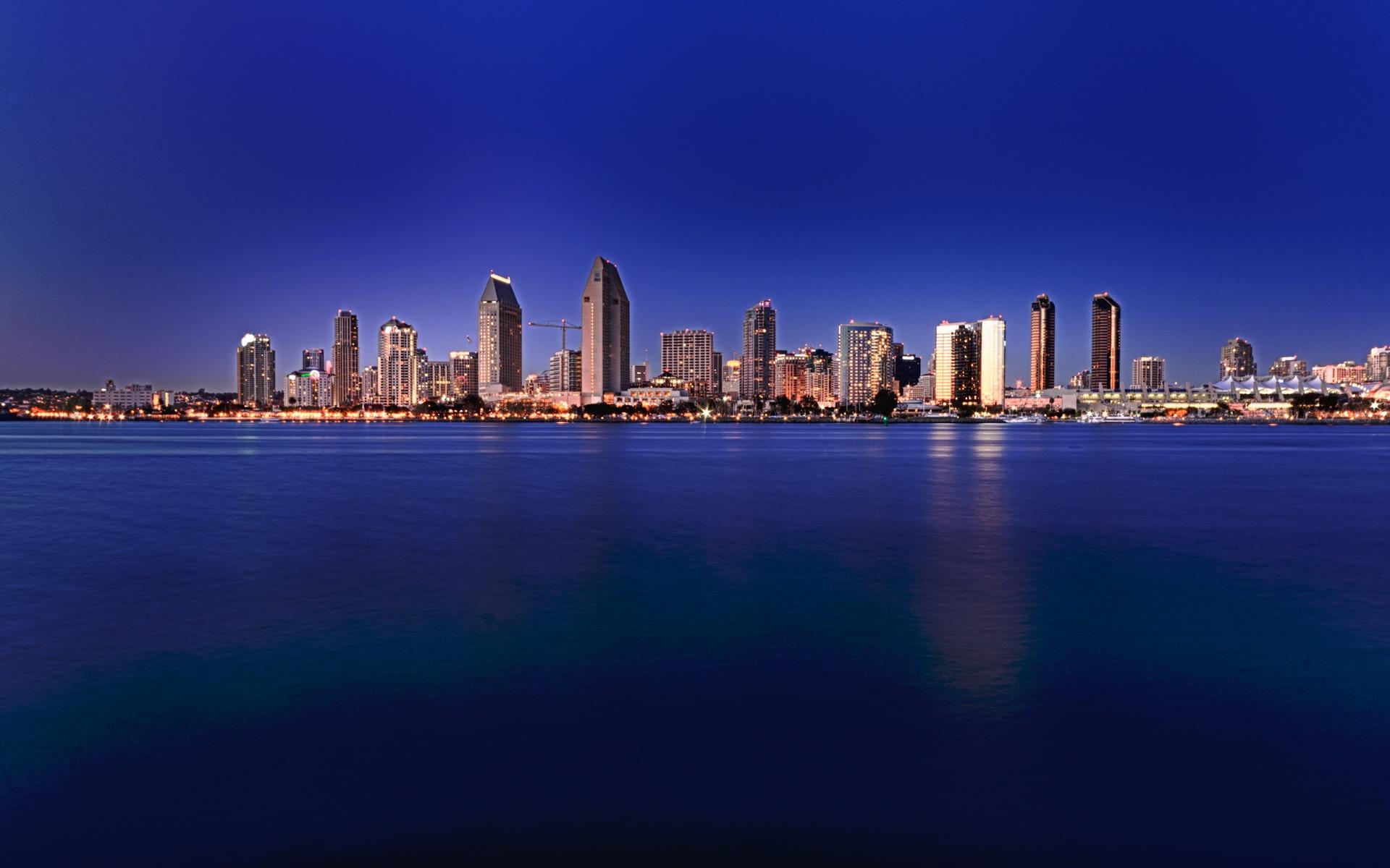 Free download comwallpaperblue hour san diego 1920x1200jpg