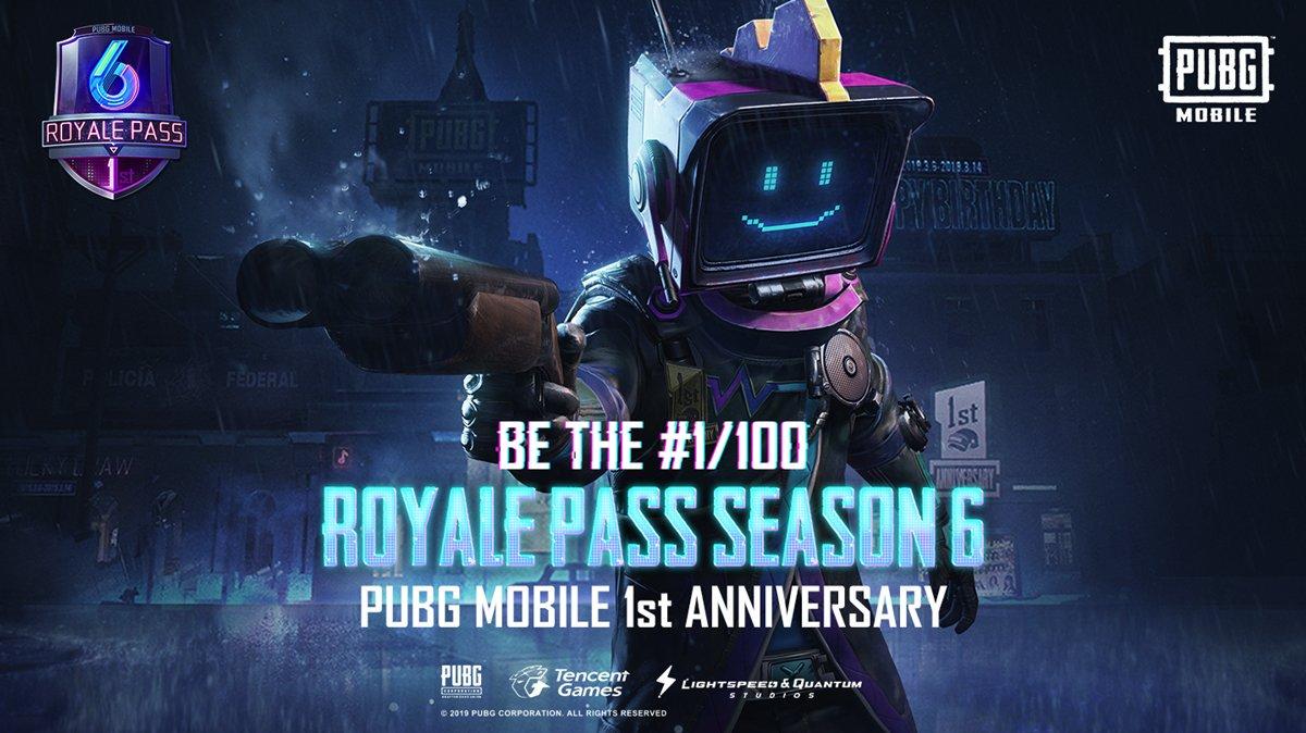 PUBG MOBILE tuned for the Season 6 in cyberpunk