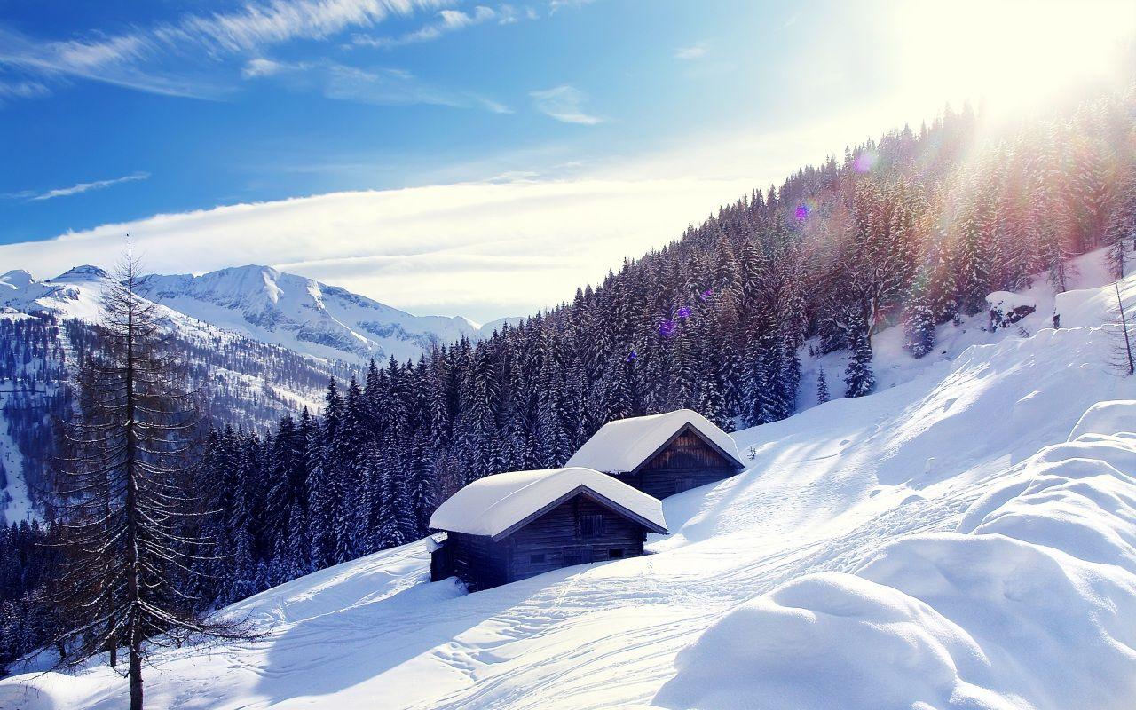 Wallpaper Austria Winter Mountains Scenery Alps Snow Trees Nature Image Download. Mountain landscape photography, Alps, Winter nature