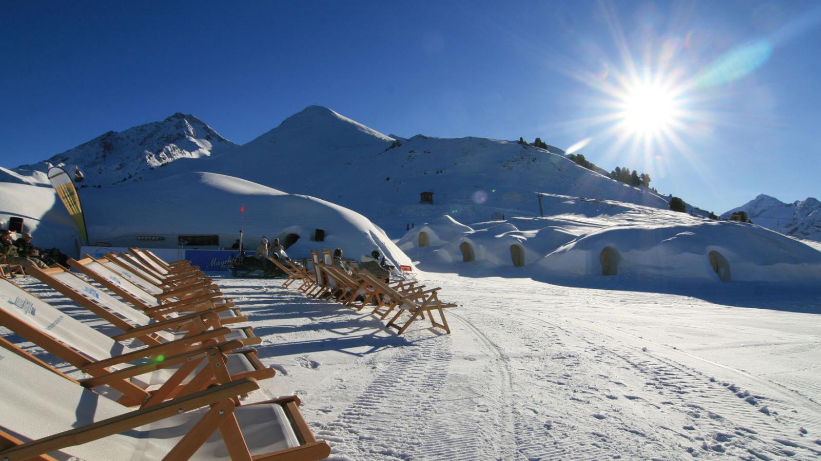 Winter holiday in the ski resort of Mayrhofen, Austria