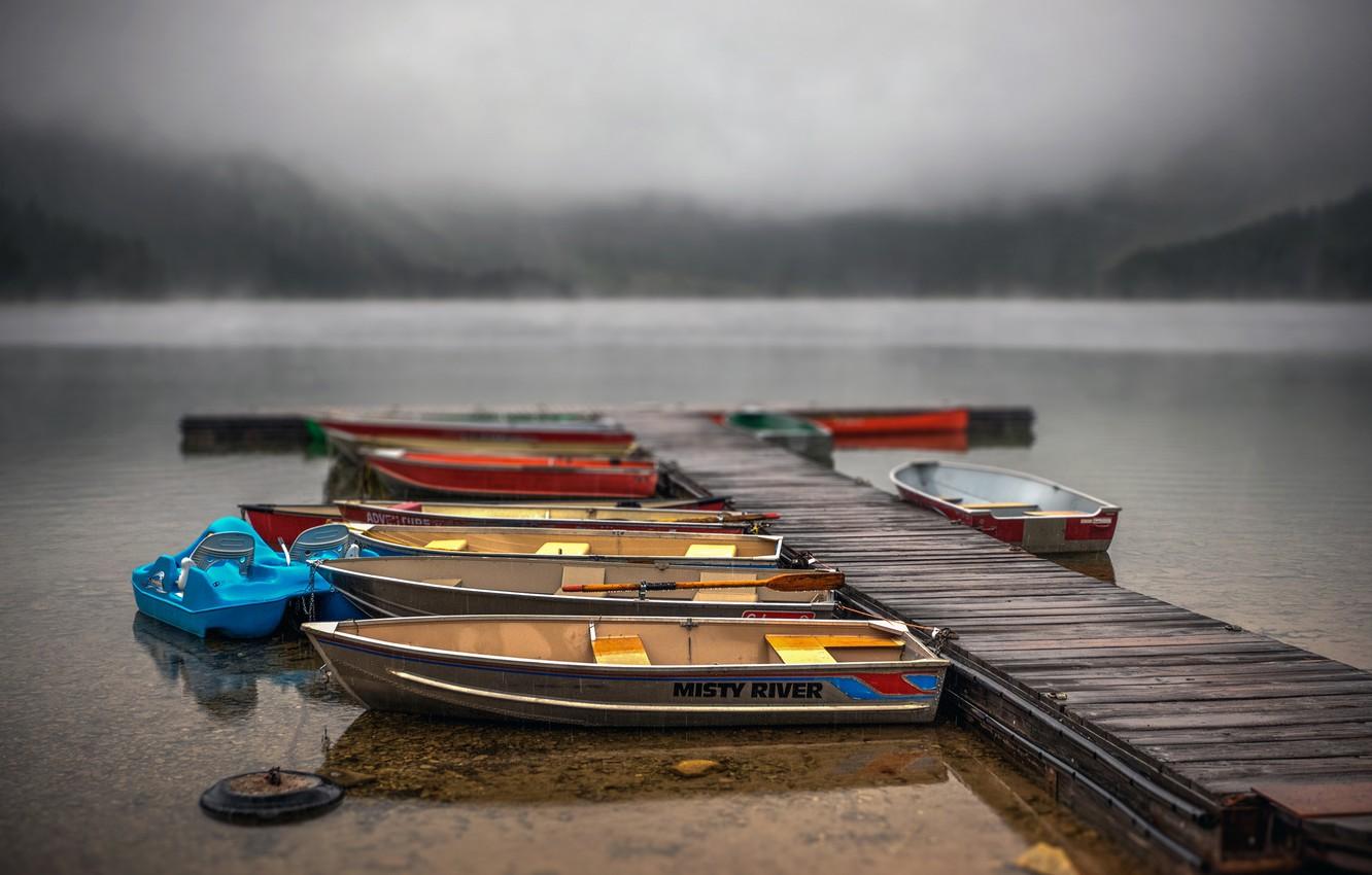 Wallpaper Canada, boats, dock, Waterton Lakes National Park