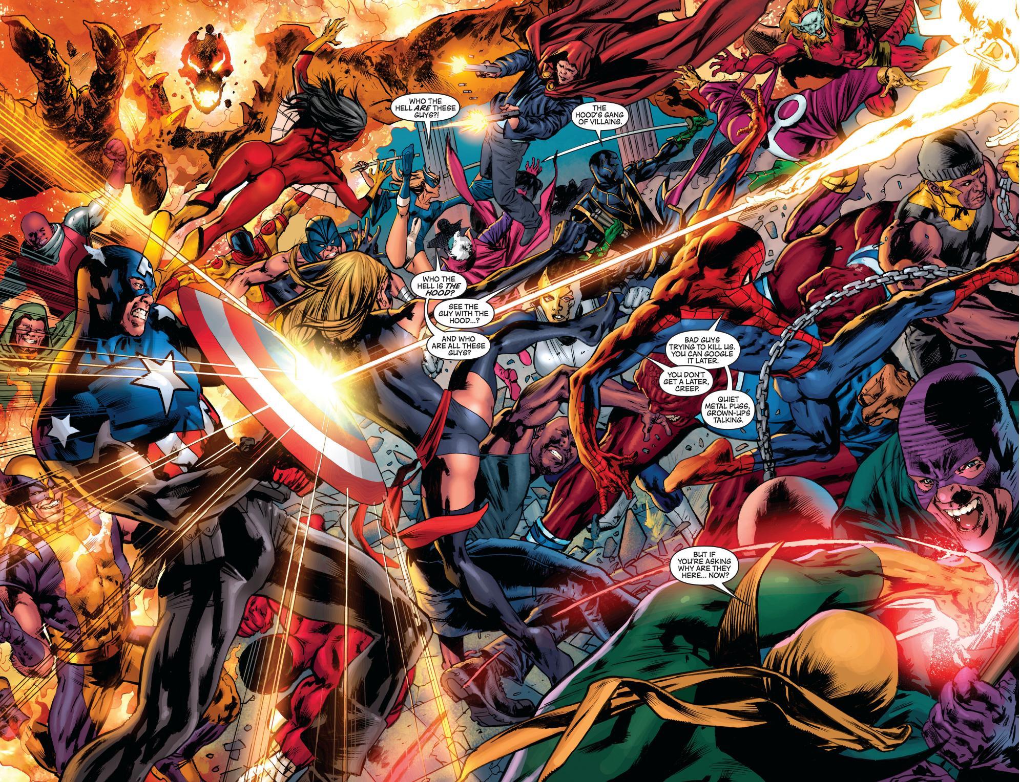 The New Avengers VS The Hood's Army