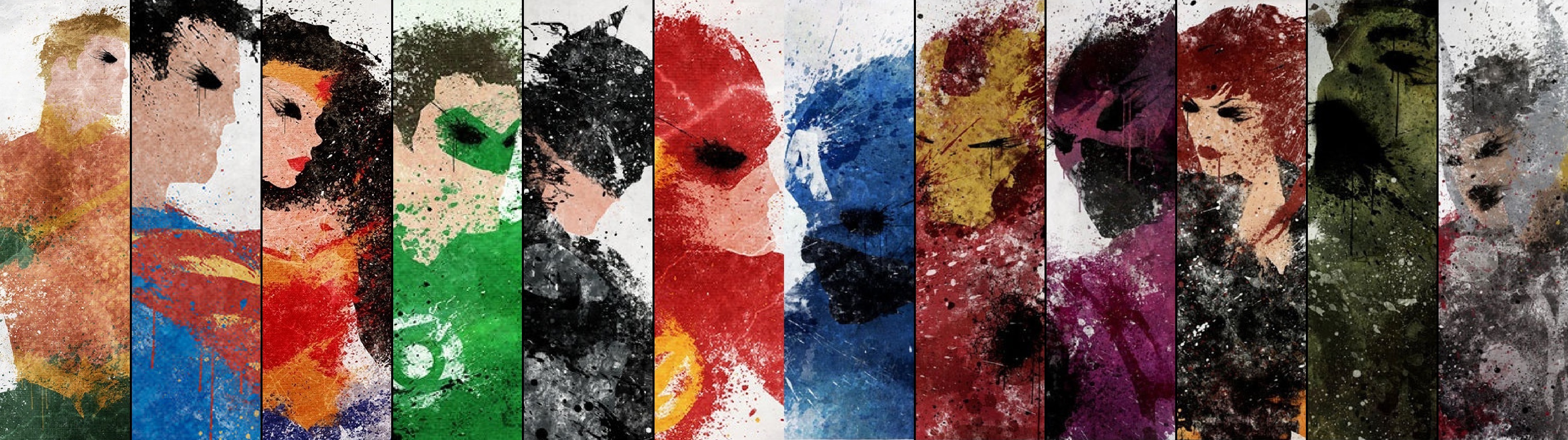 Splash Art: Justice League vs. Avengers Wallpaper 3840 x
