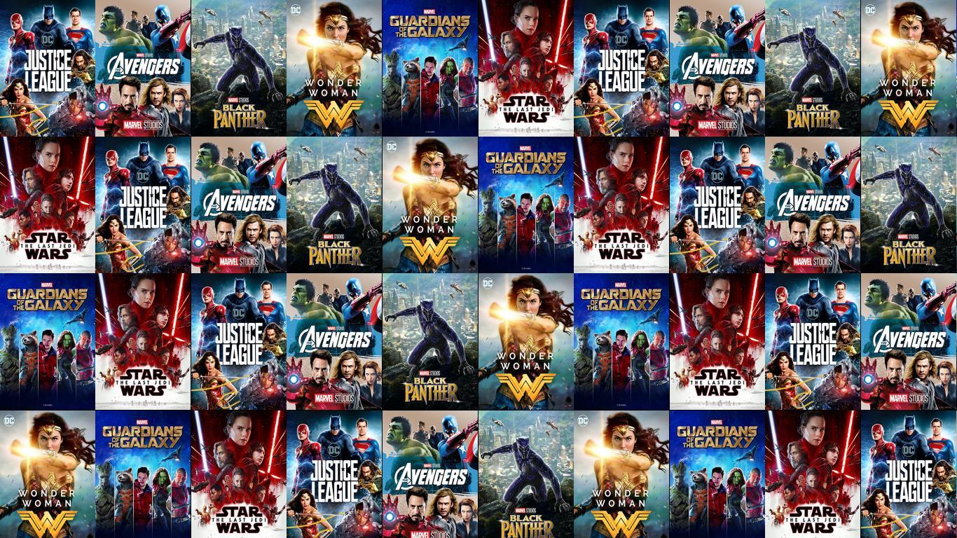 Justice League Avengers Black Panther Wonder Woman Wallpaper