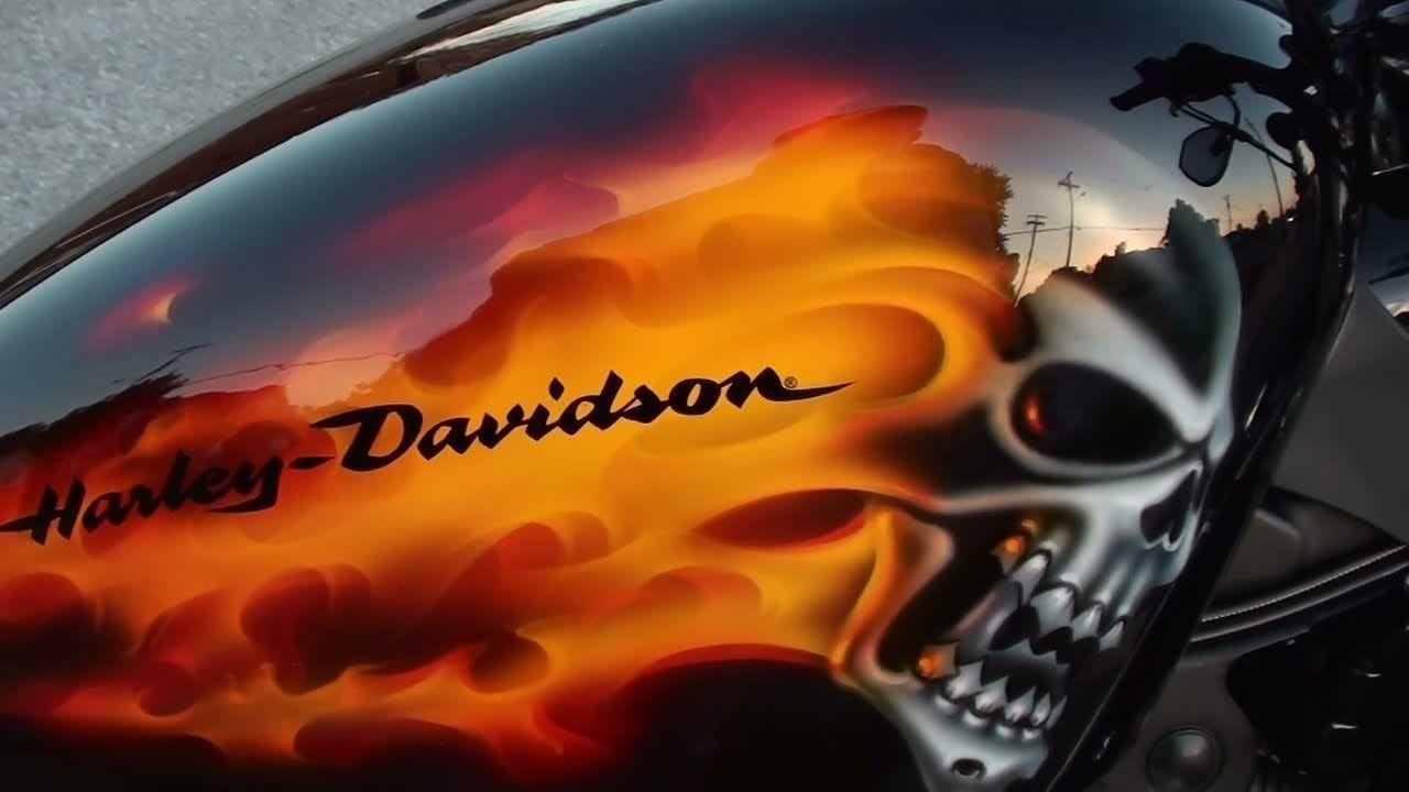motorcycle real flame paint jobs