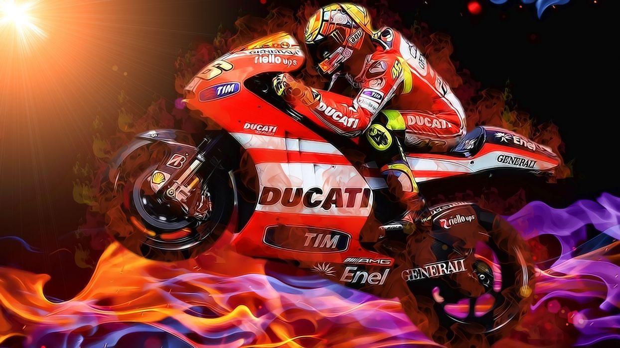 Fire Moto GP motorbikes flame motorsports wallpaper