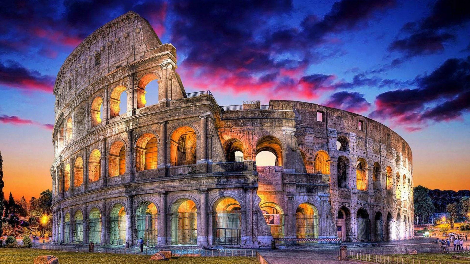 Back To 41 Square Colosseum Wallpaper Rome