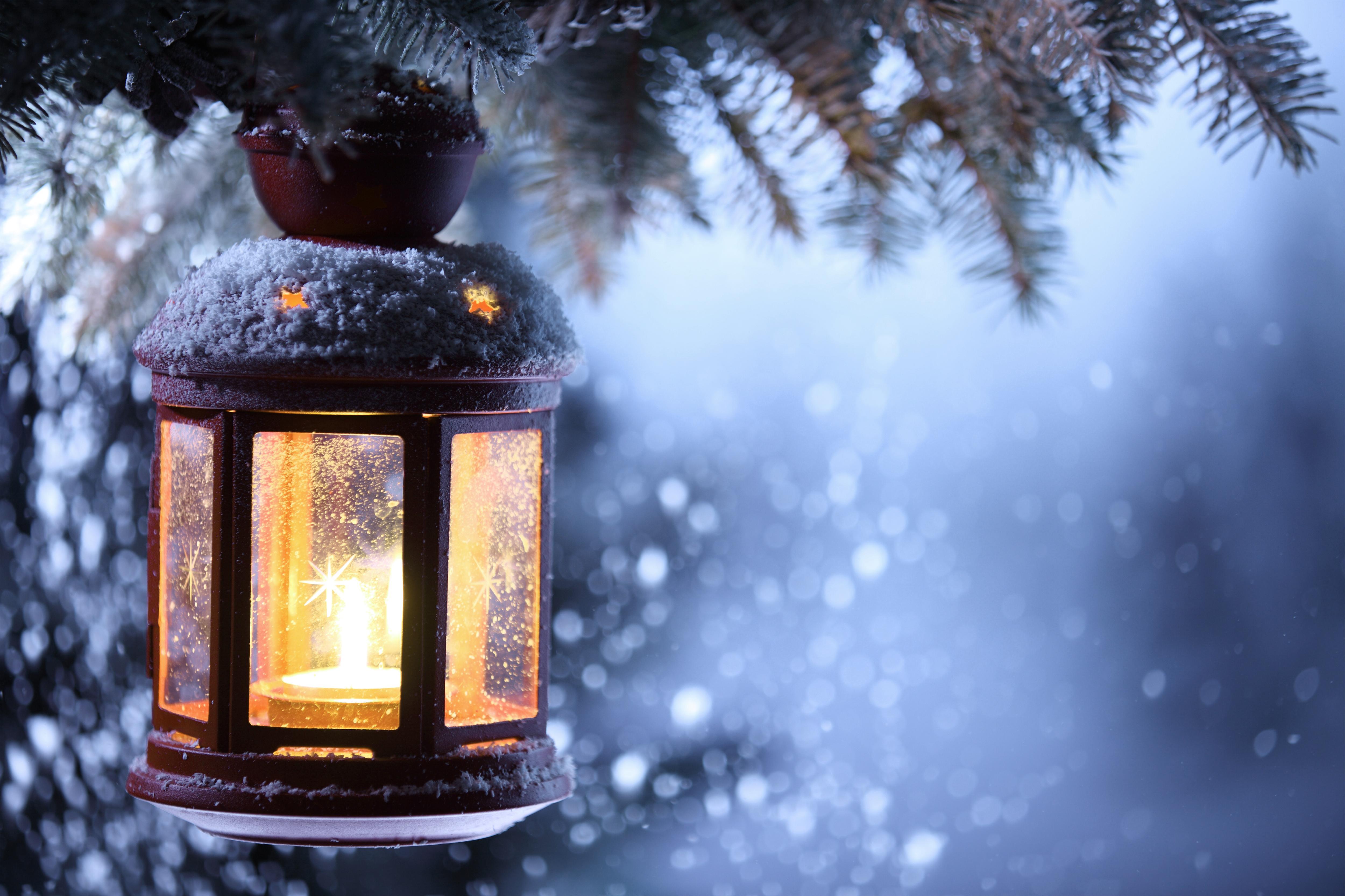 Free download Winter Background with Lantern Gallery