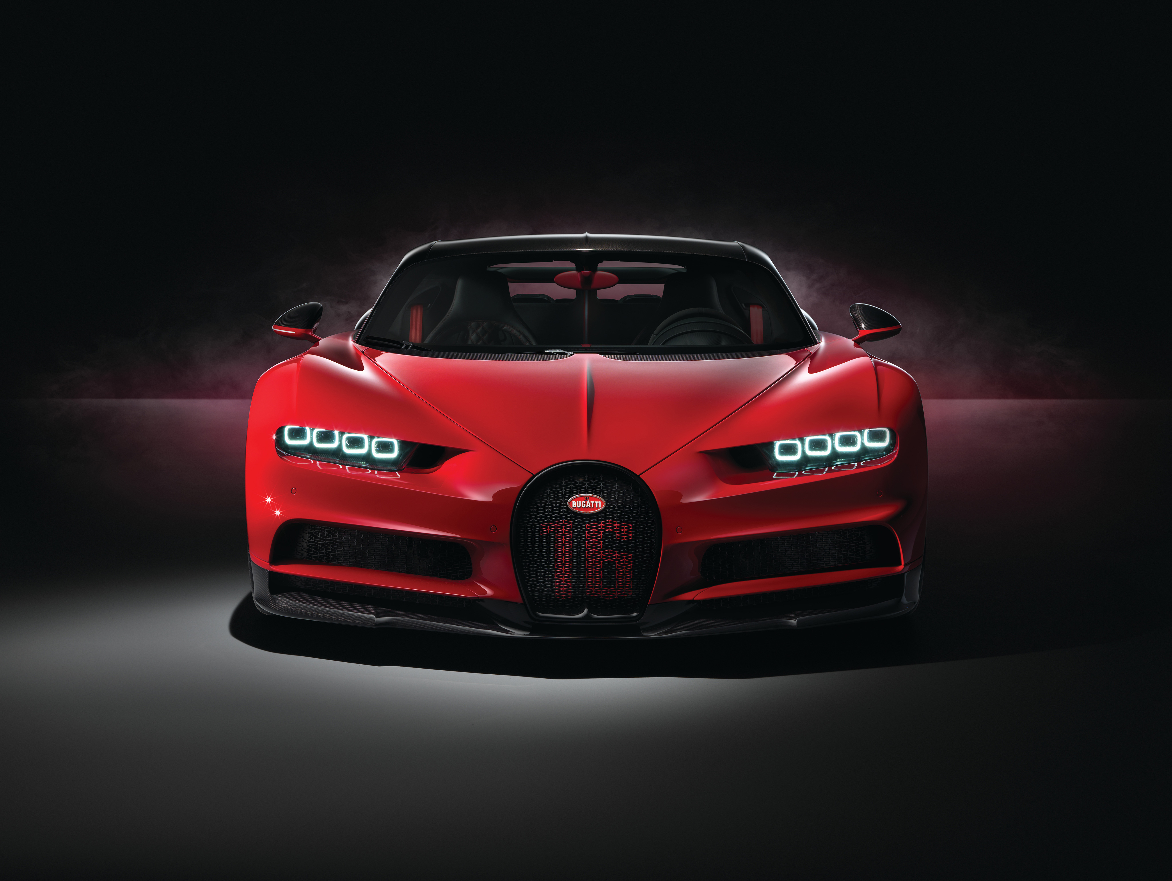 Red Bugatti Chiron Sport 2018 4k, HD Cars, 4k Wallpaper