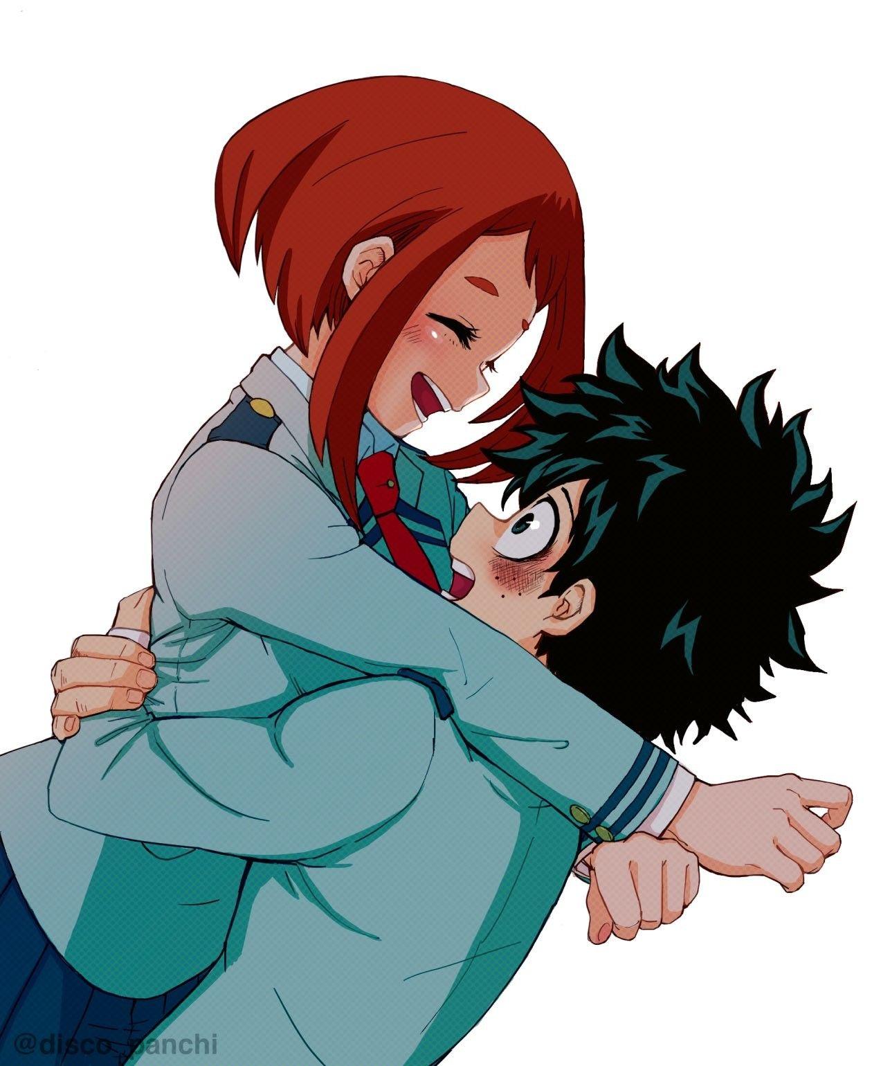 86 Izuku Midoriya Fanart Uraraka Ochako Cayley Rylie