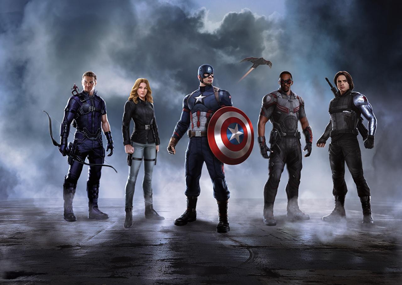Desktop Wallpaper Captain America: Civil War Scarlett Johansson