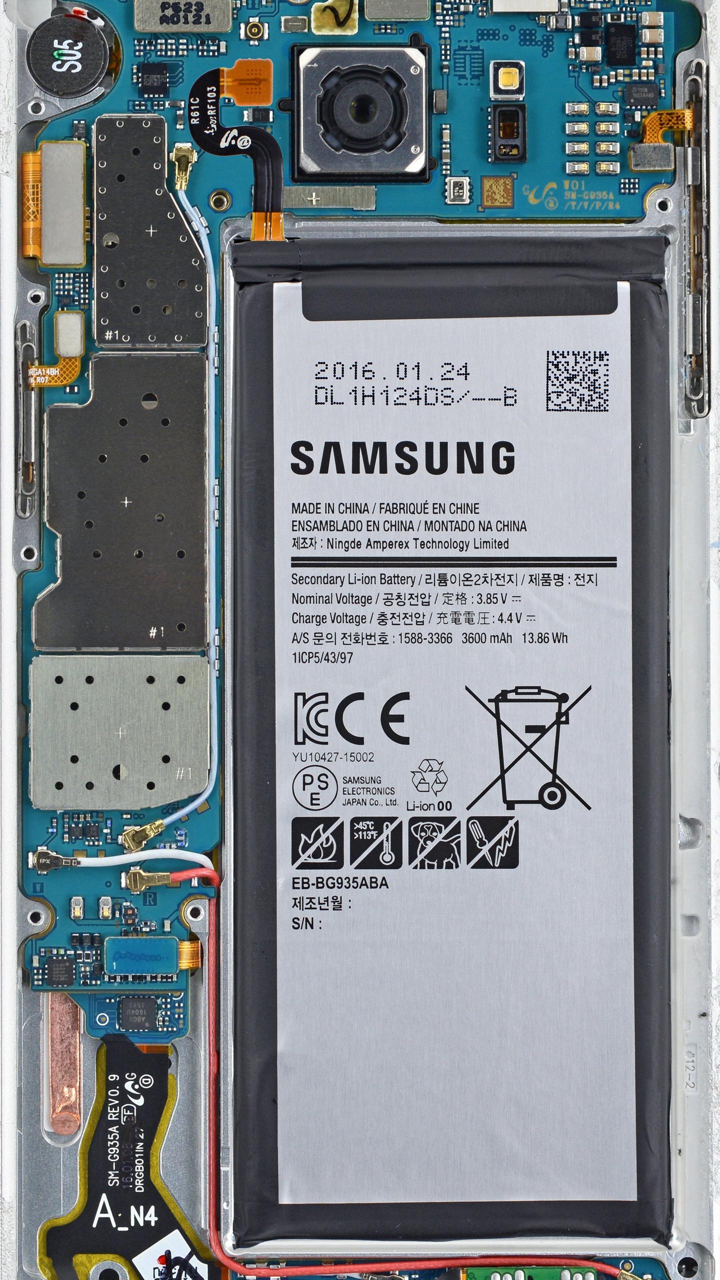 Samsung Galaxy S7 Edge Teardown Wallpaper