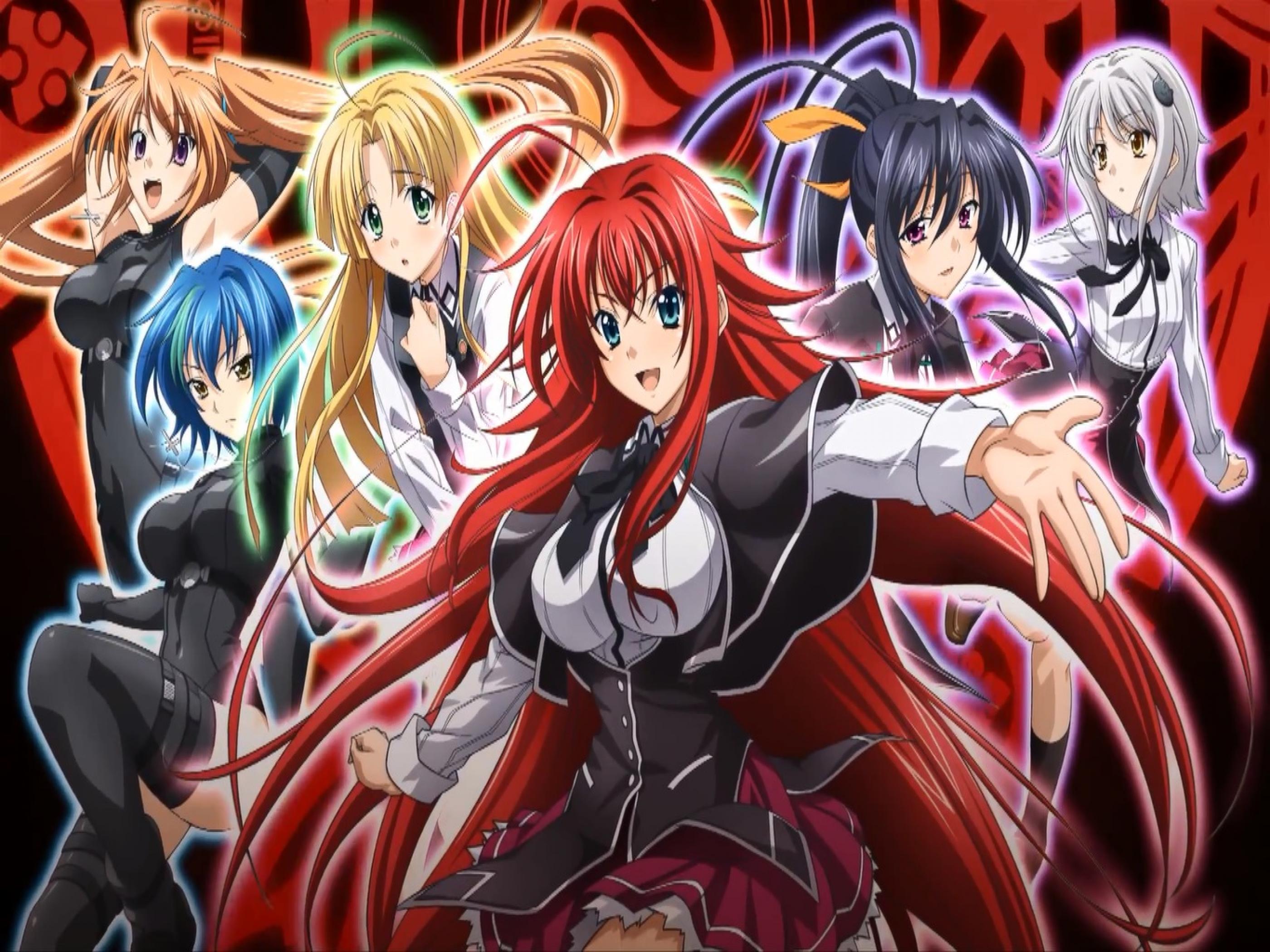 Anime Girl High School DxD Rias Gremory 4K Wallpaper #6.2271