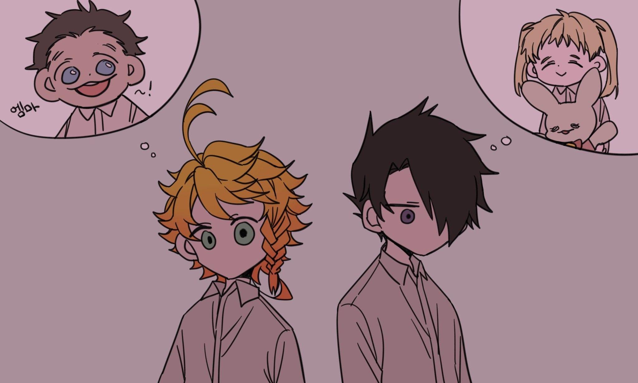 Phil & Emma, Connie & Ray. The Promised Neverland. Artist