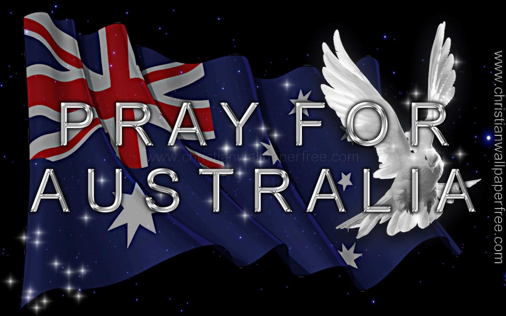 Pray for Australia Wallpaper Free
