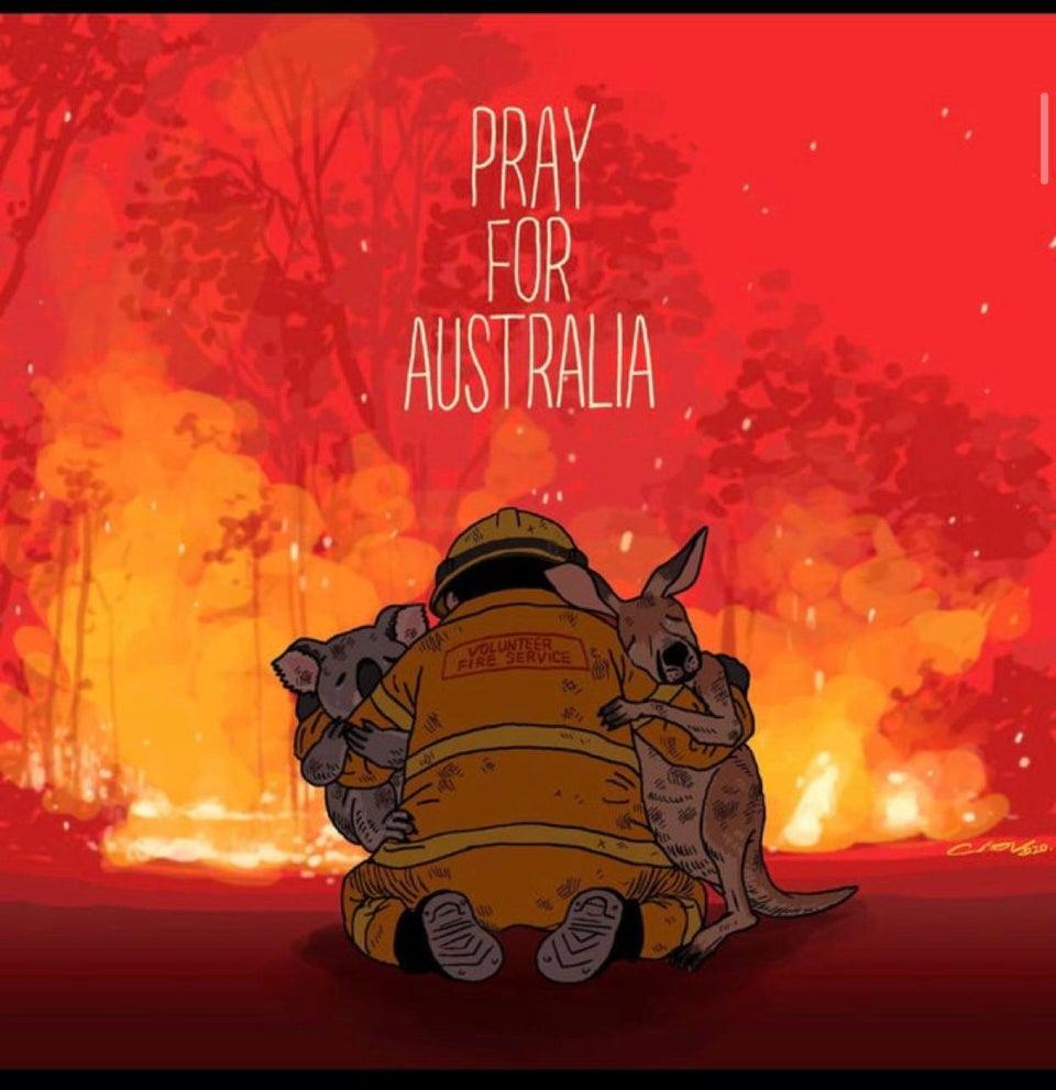 Pray for Australia wallpaper