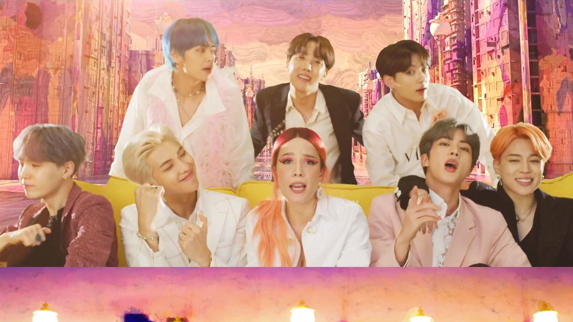 BTS and Halsey Released Their “Boy with Luv” Music Video