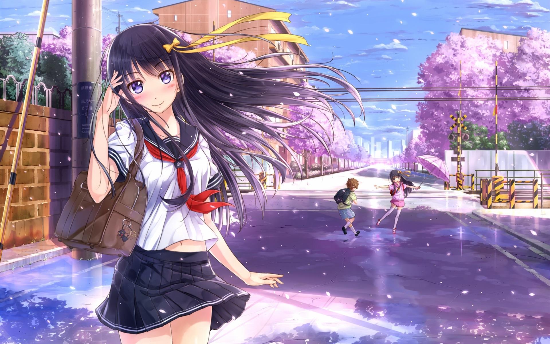 Download This Wallpaper Anime Character School Uniform