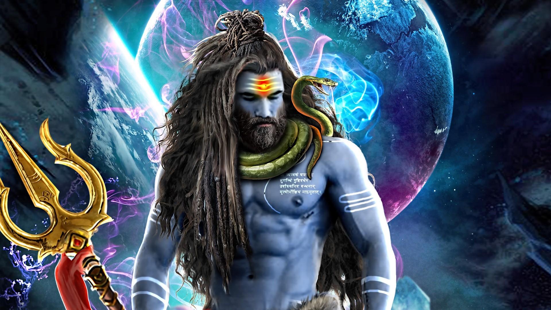 lord shiva poster  Om Namah Shivay  Bhole Nath Wallpaper 300 GSM 12x18   Amazonin Home Improvement