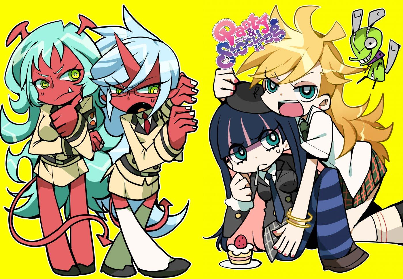 Free download Wallpaper Panty and Stocking with Garterbelt