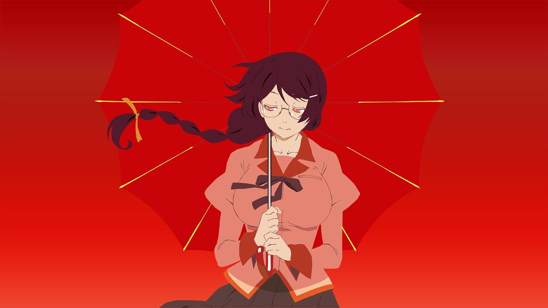 Hanekawa Tsubasa (1920x1080) HD Wallpaper From Gallsource.com. Hanekawa tsubasa, Anime, Wallpaper