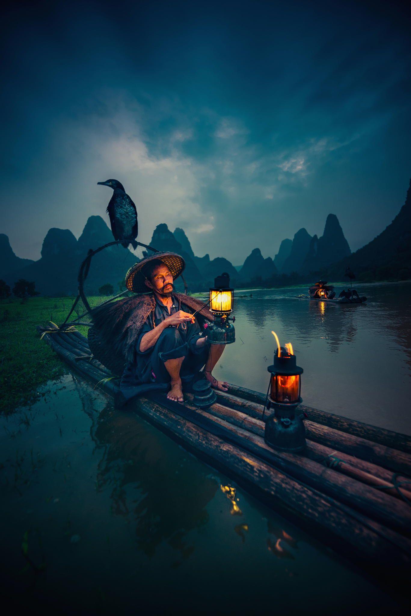 Cormorant Fisherman by Tom Anderson on 500px. Badass