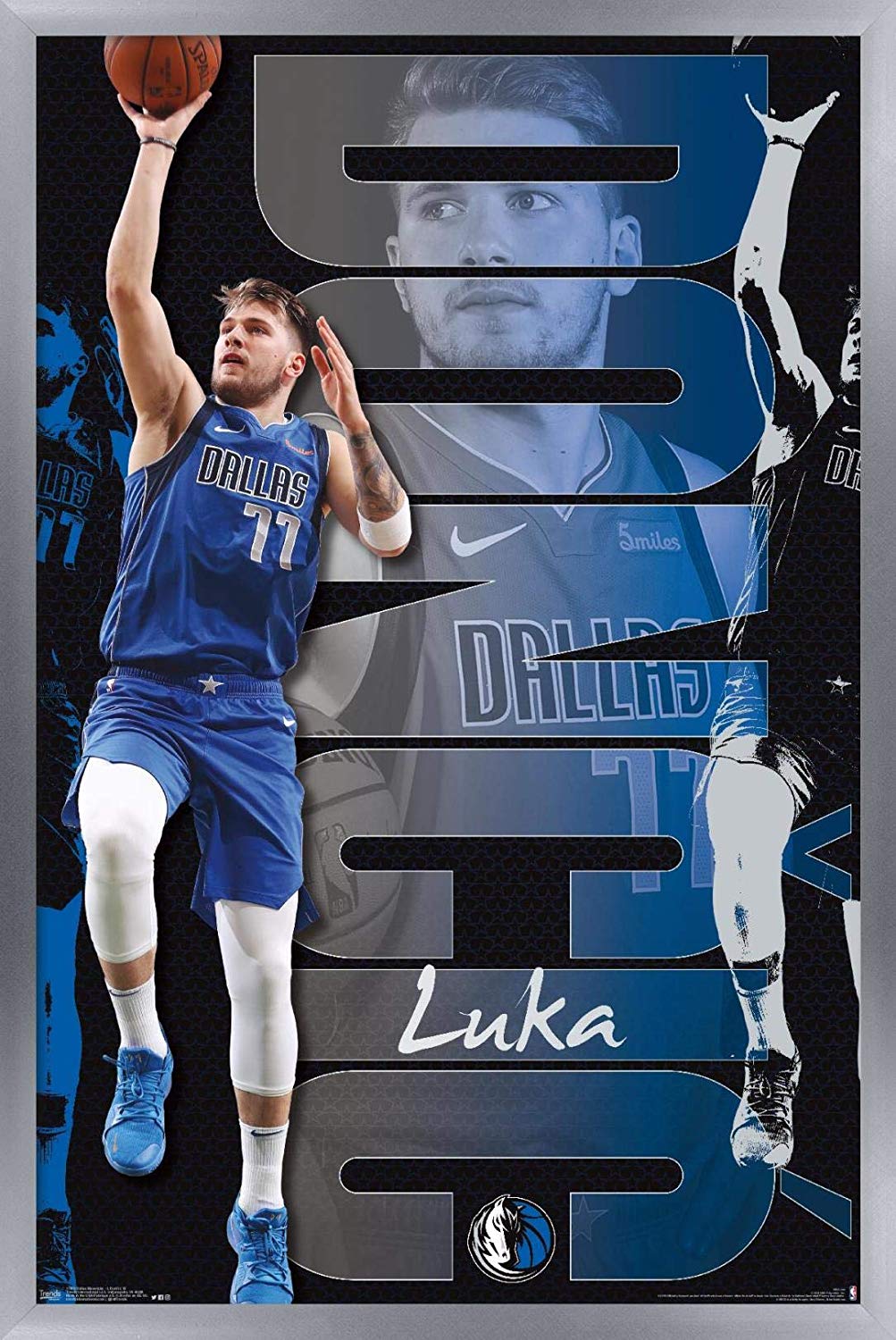 Trends International NBA Dallas Mavericks Doncic Wall Poster, 22.375 x Premium Unframed