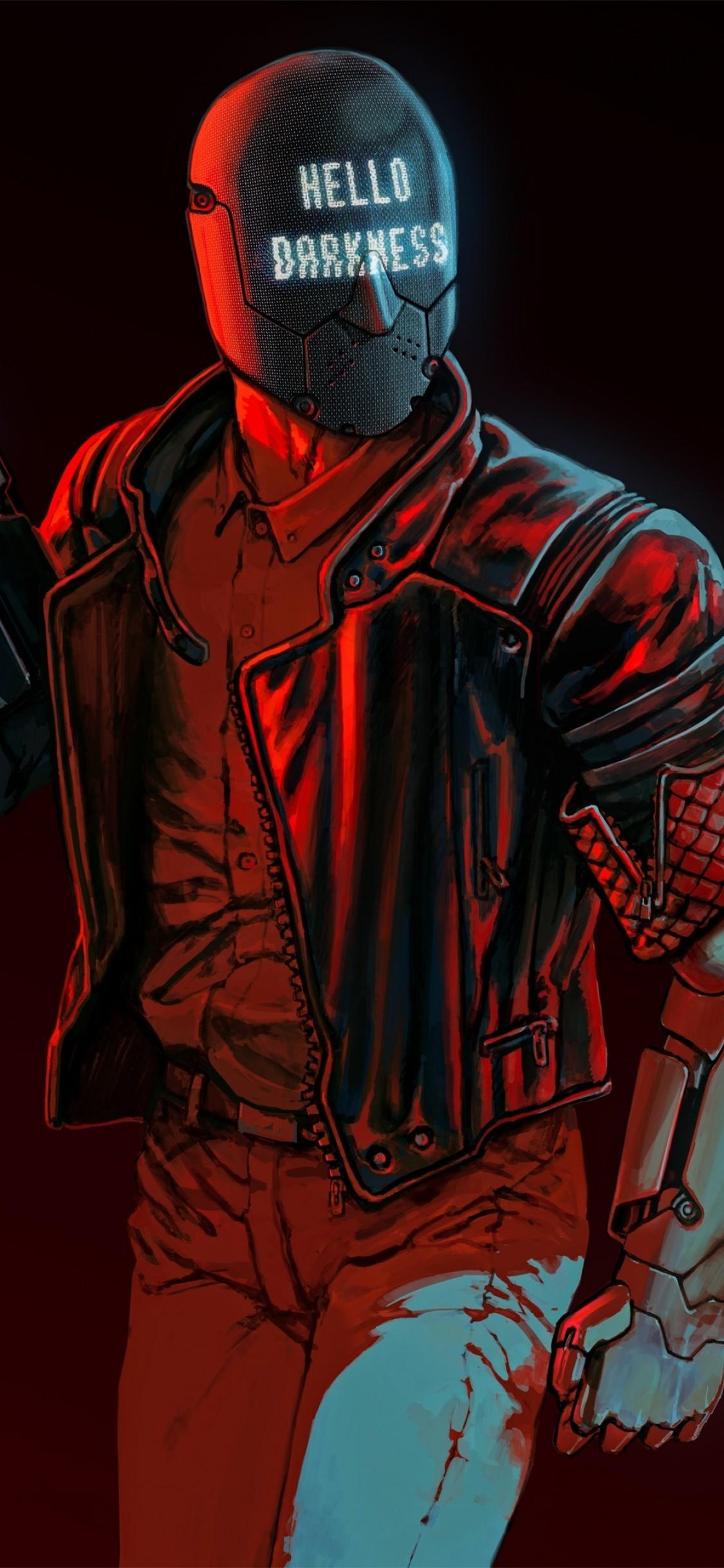 Download 1125x2436 Ruiner, Cyborg Wallpaper for iPhone X