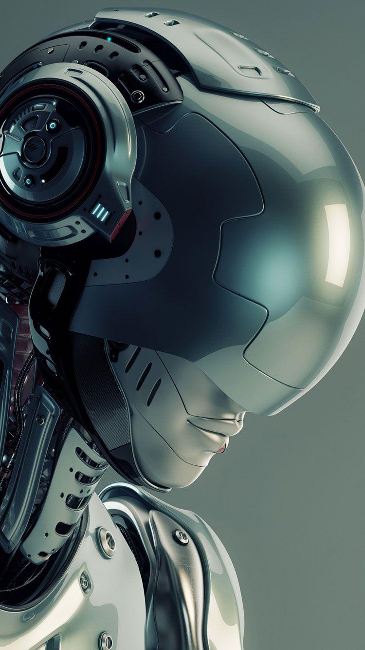 Biomech iPhone Wallpaper 10. Cyborg. Cyberpunk art, Robots