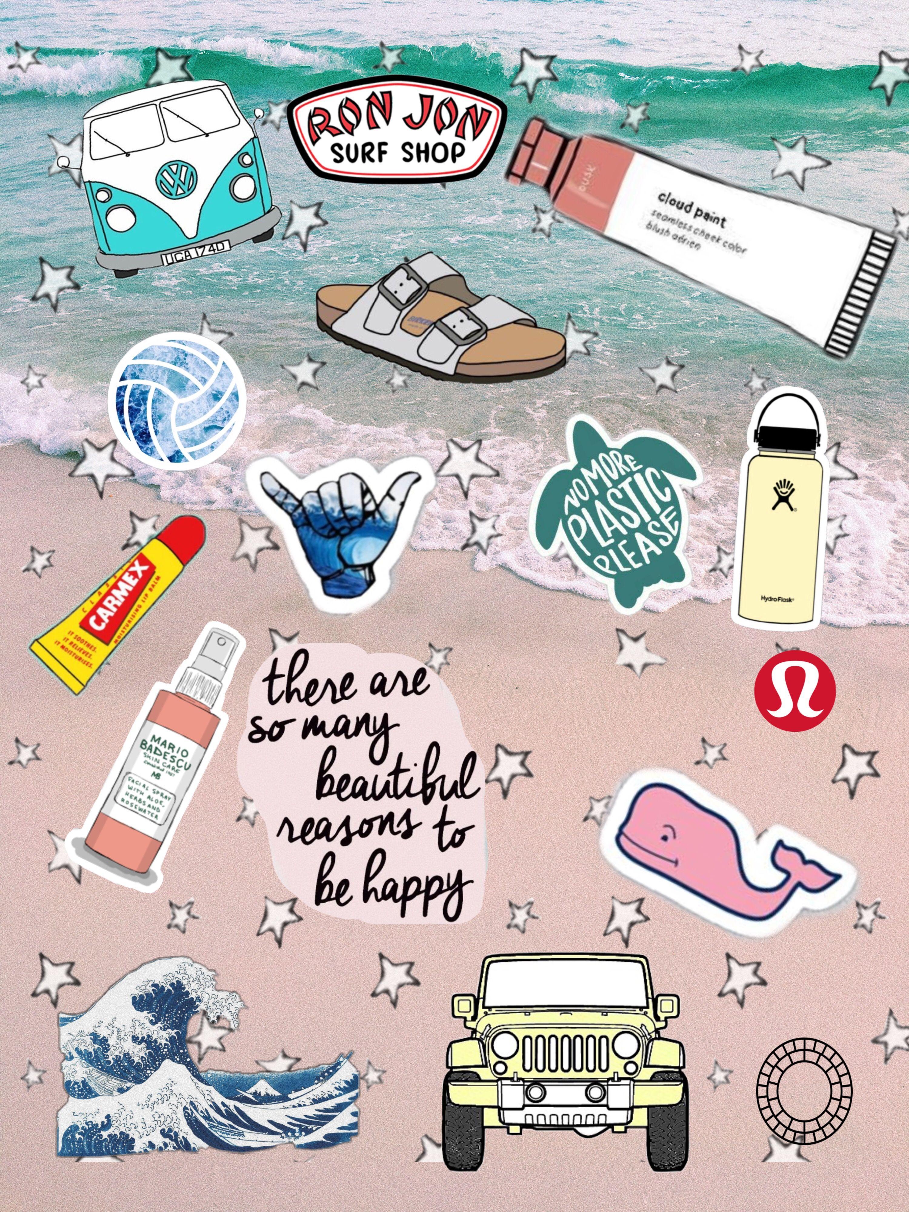 vsco girl starter pack. Aesthetic stickers, Cute stickers, Tumblr stickers