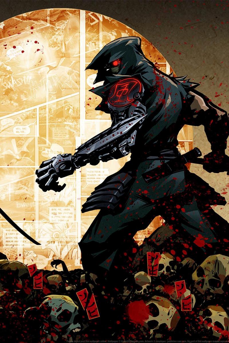 Download wallpaper 800x1200 yaiba ninja gaiden z, ninja
