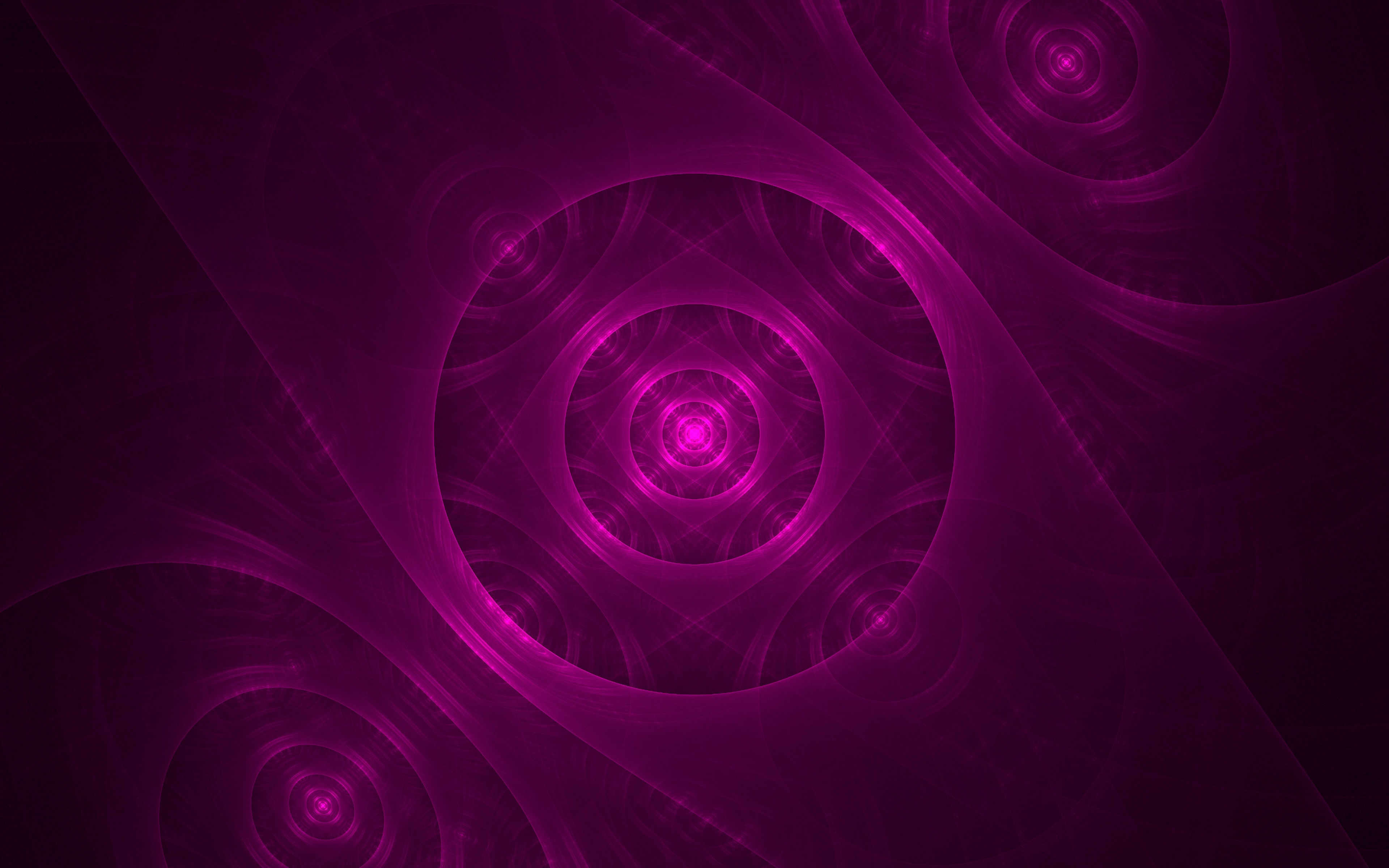 Download wallpaper 3840x2400 fractal, circles, pattern