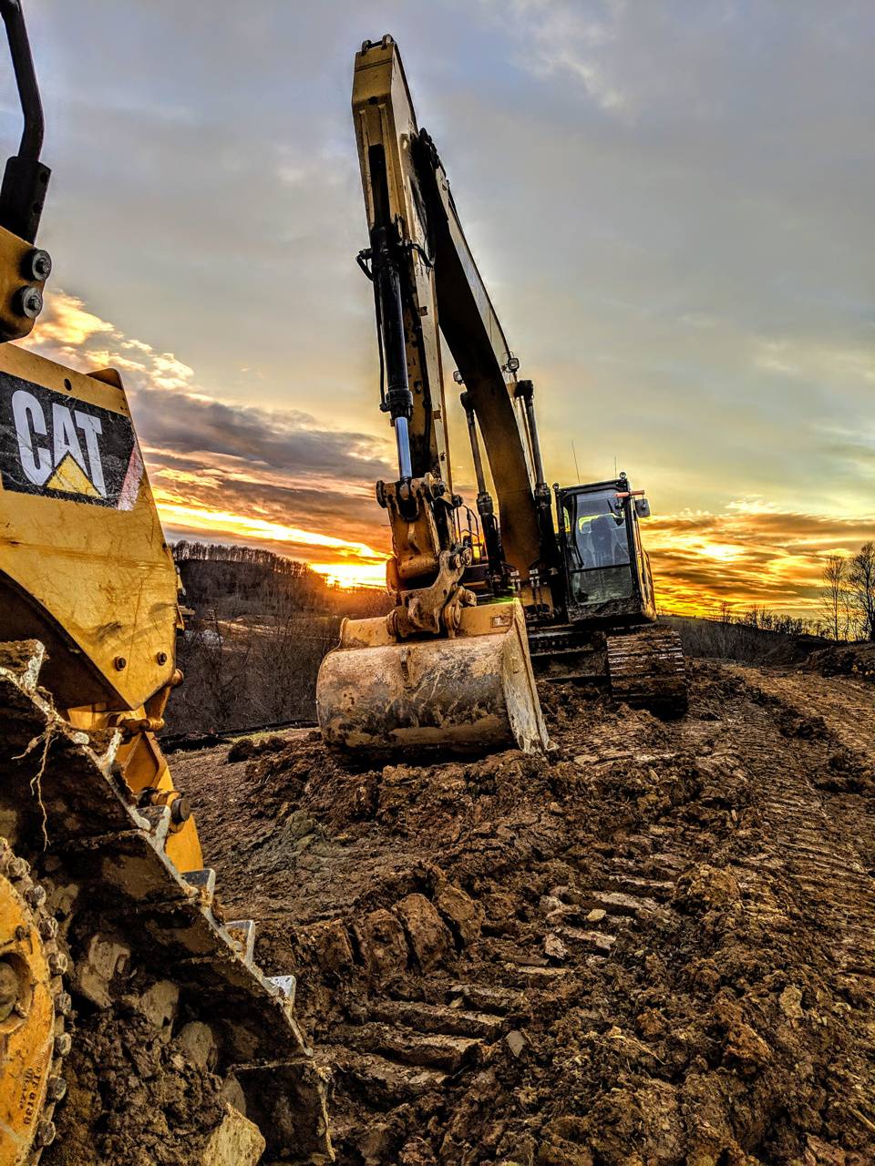 CAT Excavator Wallpapers - Wallpaper Cave