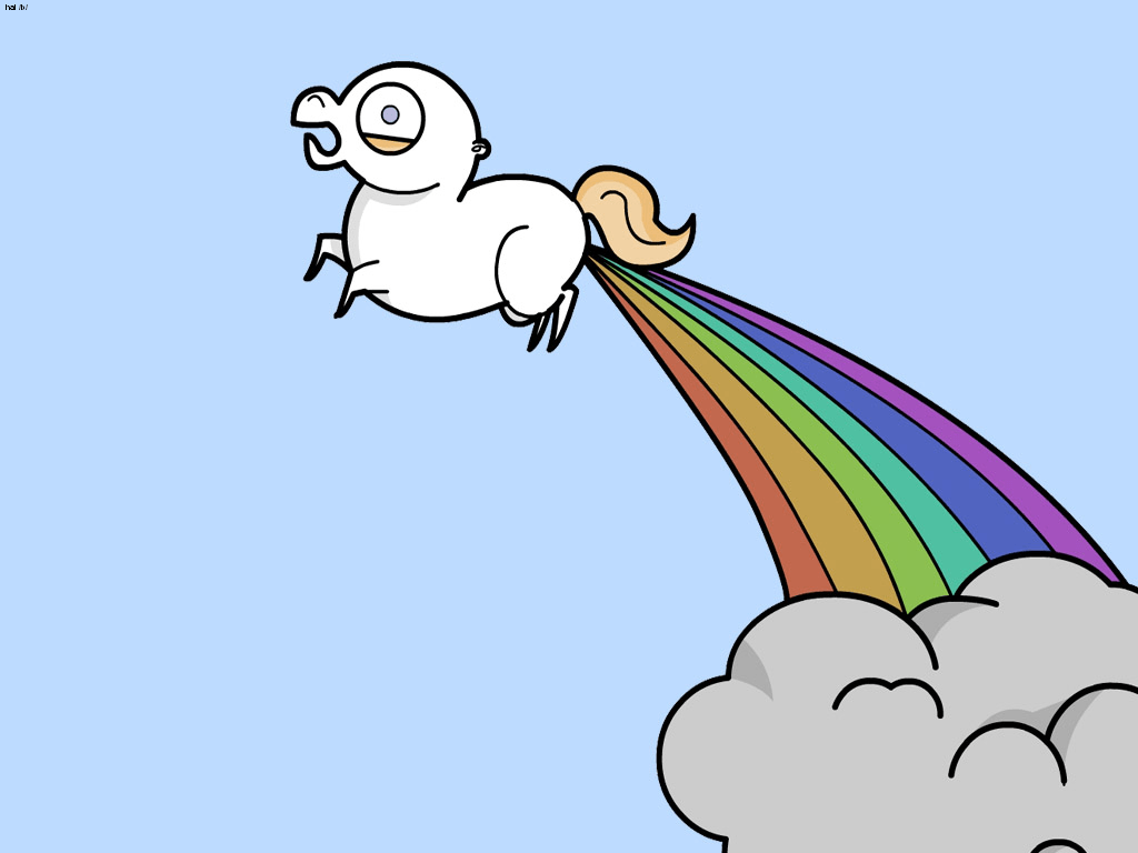unicorns poop rainbows uploaded