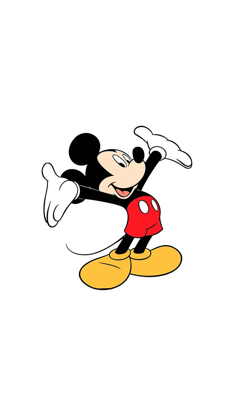 FreeiOS8.com. iPhone wallpaper. mickey mouse disney art