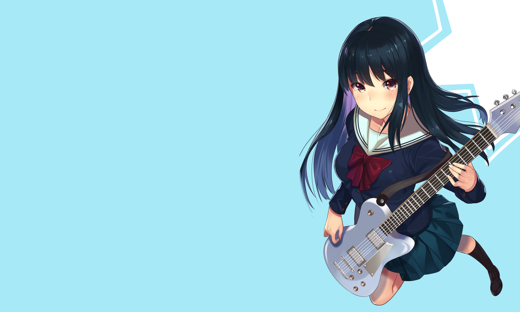 Girl, Guitar wallpaper and background. Anime. Tokkoro.com