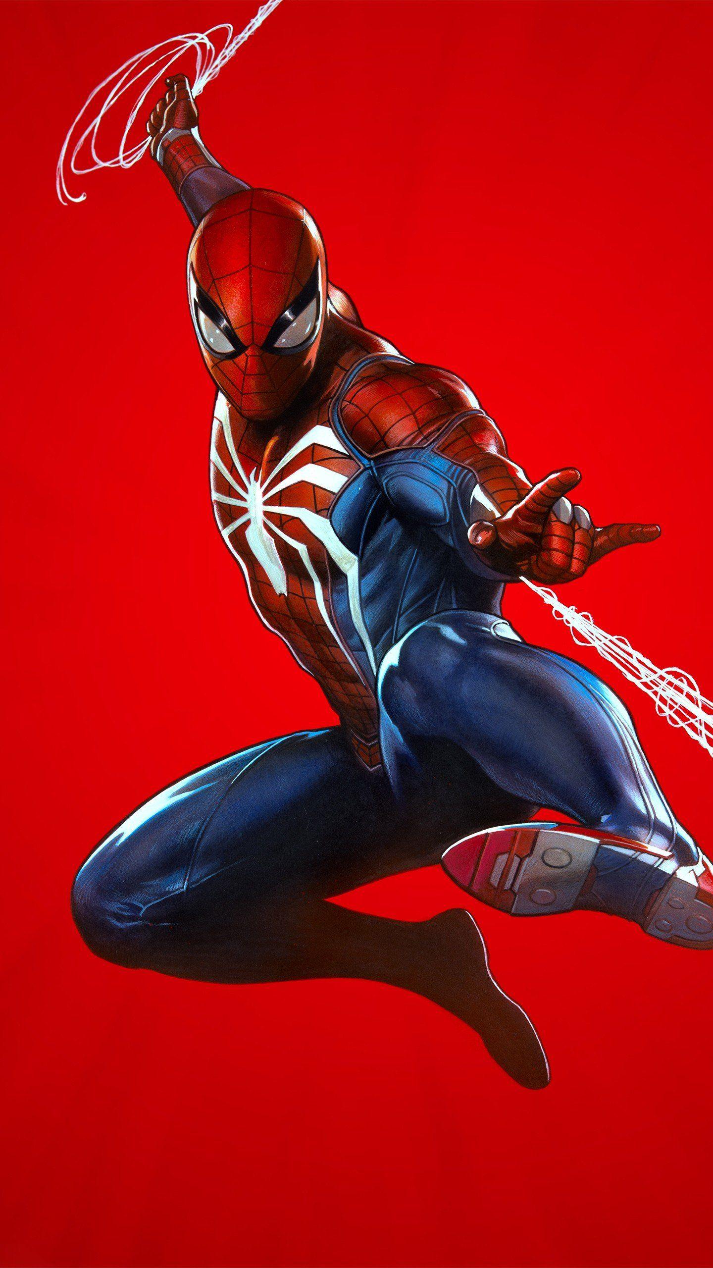 Spider Man PS4 Artwork (iPhone X Optimized), ComicWalls
