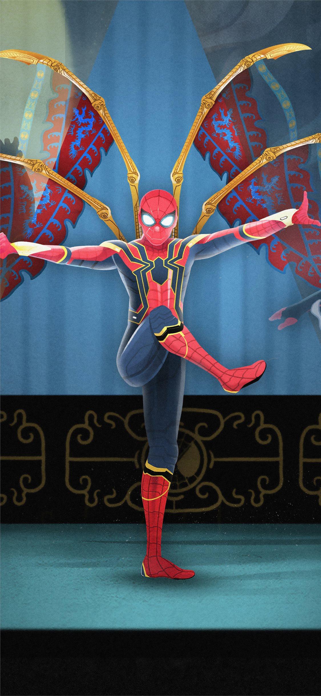spiderman far from home 8k iPhone X Wallpaper Free Download
