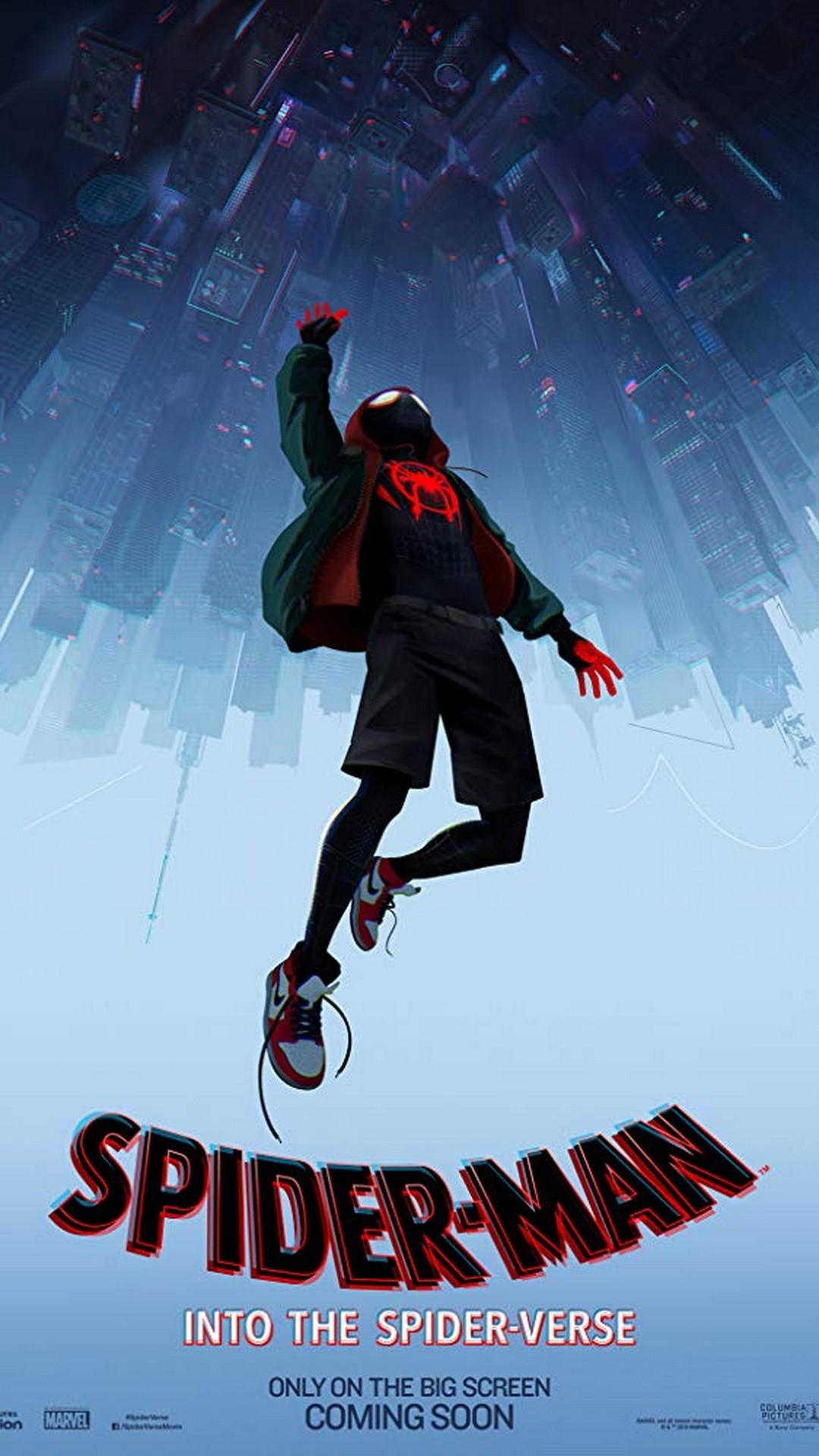 Spider Man Into the Spider Verse iPhone Wallpaper 3D iPhone