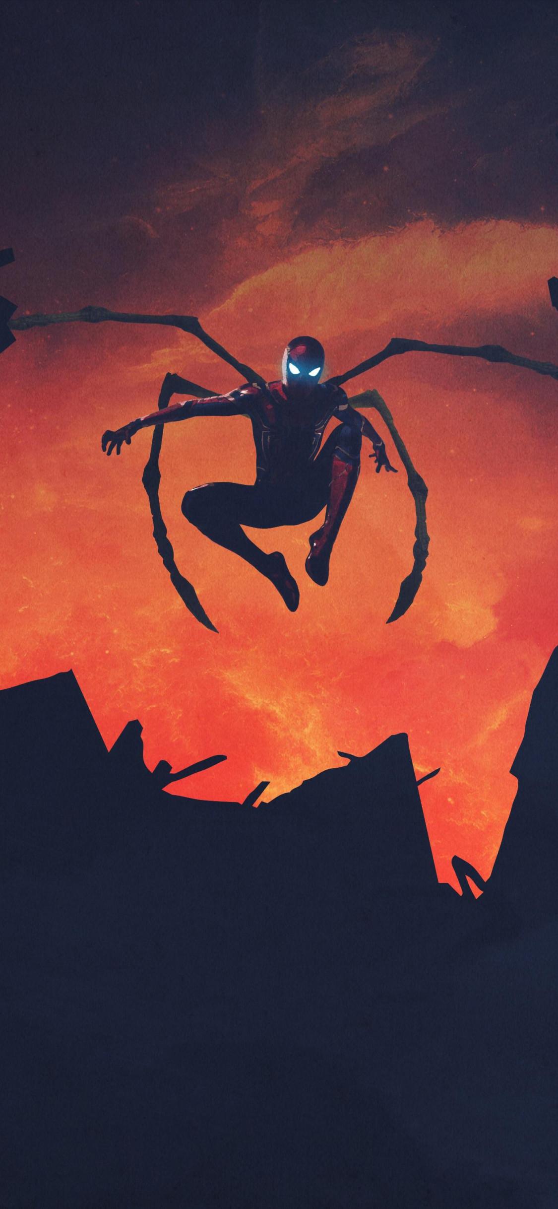 Iron Spider Man iPhone XS, iPhone 10, iPhone X HD 4k