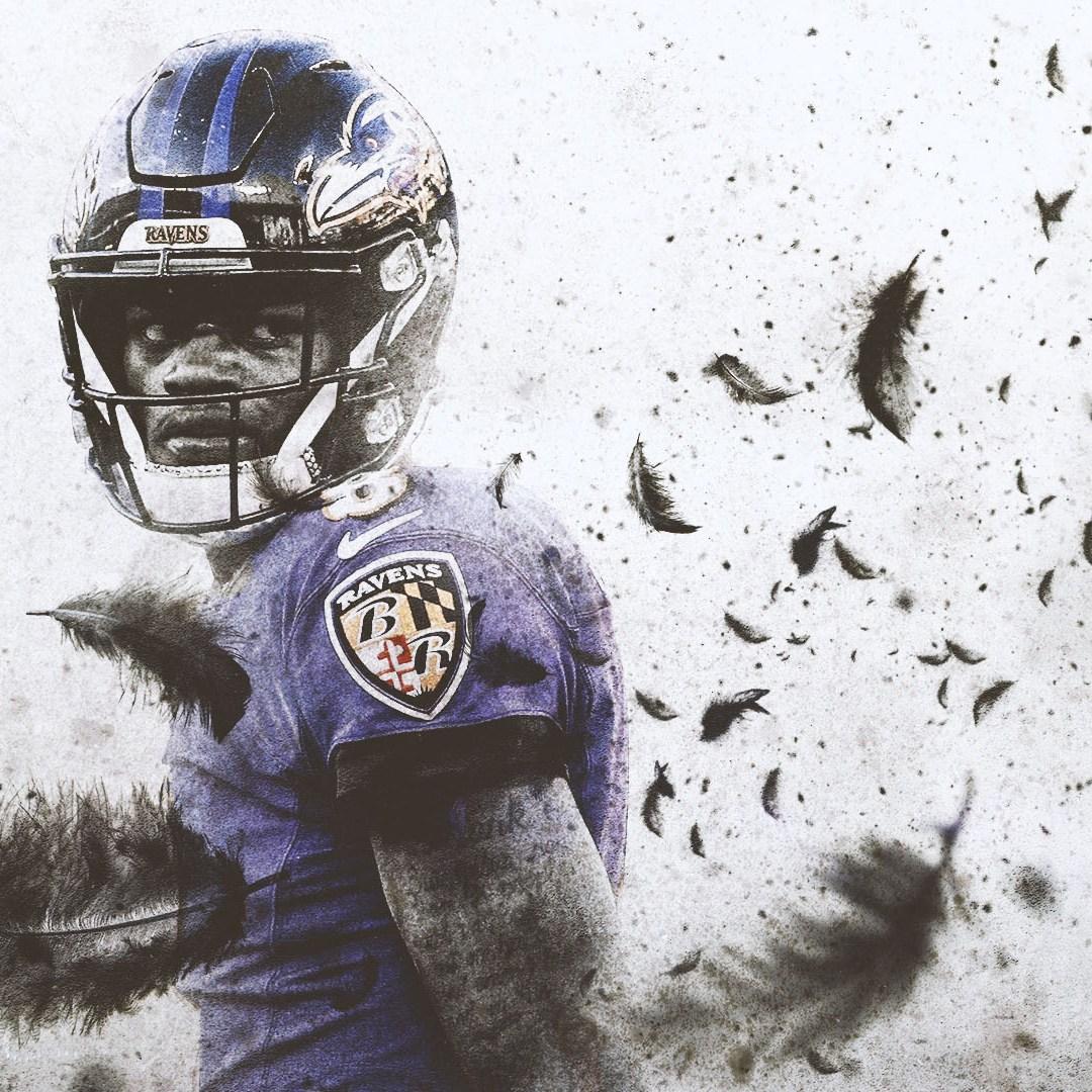 Lamar Jackson Baltimore Ravens Wallpaper. The Pick 6