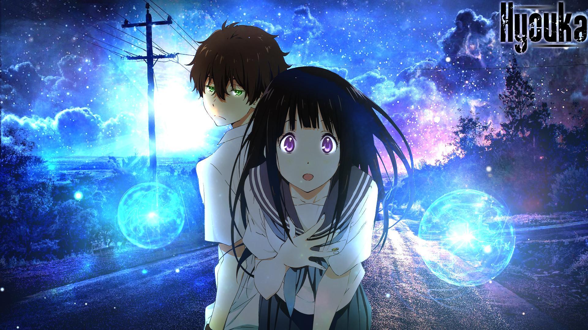 Hyouka Mobile Wallpaper Chitanda Y Oreki
