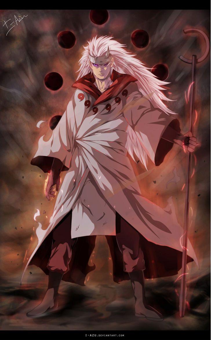 Madara with Sage of the Six Paths power. Naruto characters