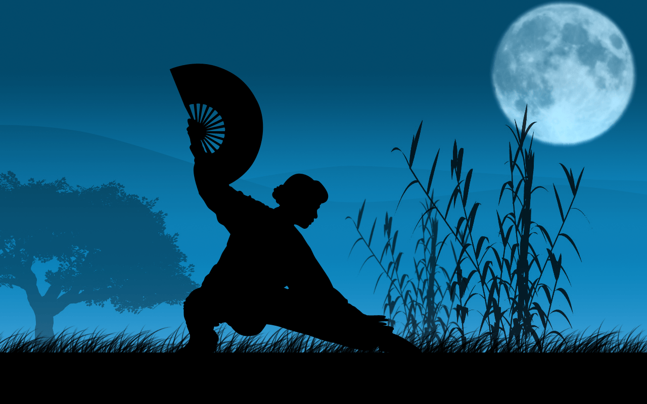 Dark And Blue Tai Chi Wallpaper Chi Wallpaper HD