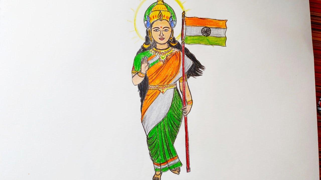Bharat Mata (Painting): A Holy Depiction of Mother India