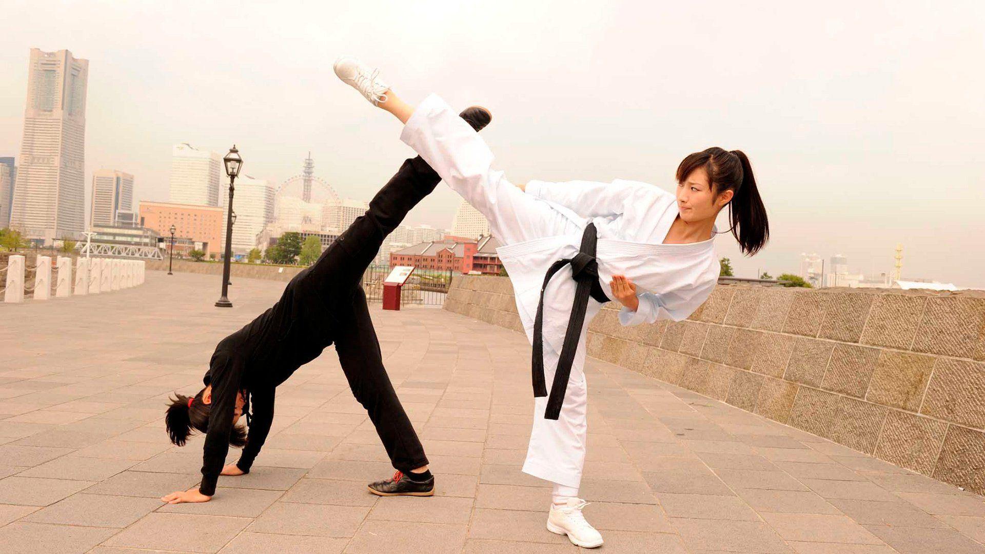 Karate Girl Wallpaper. Karate